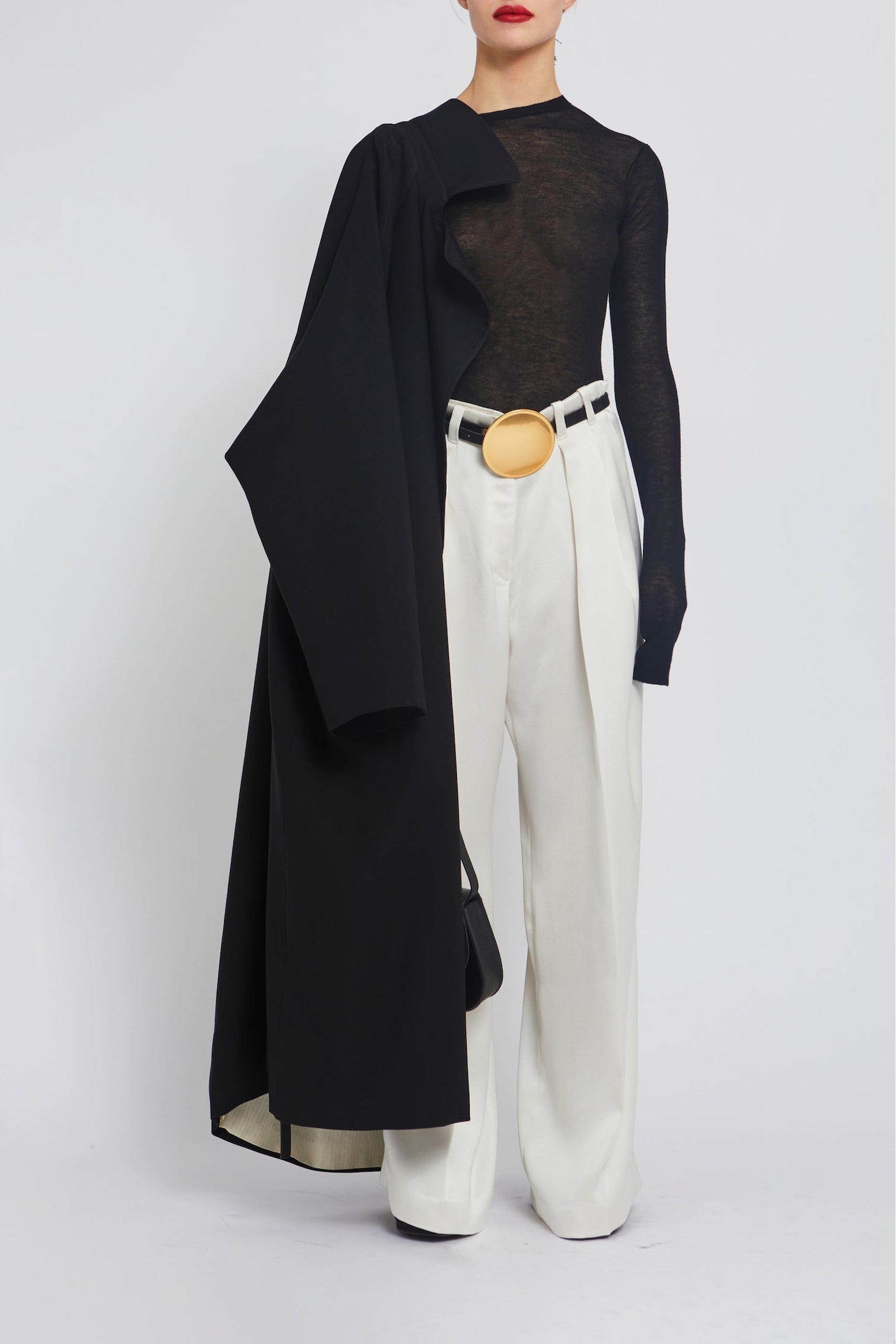 Pull Dream à maille fine en laine - Black