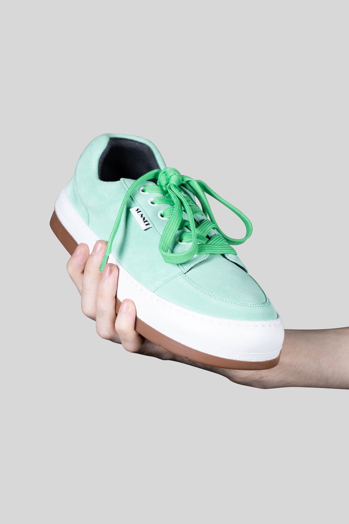 Rêveur leather sneakers - Mint Green