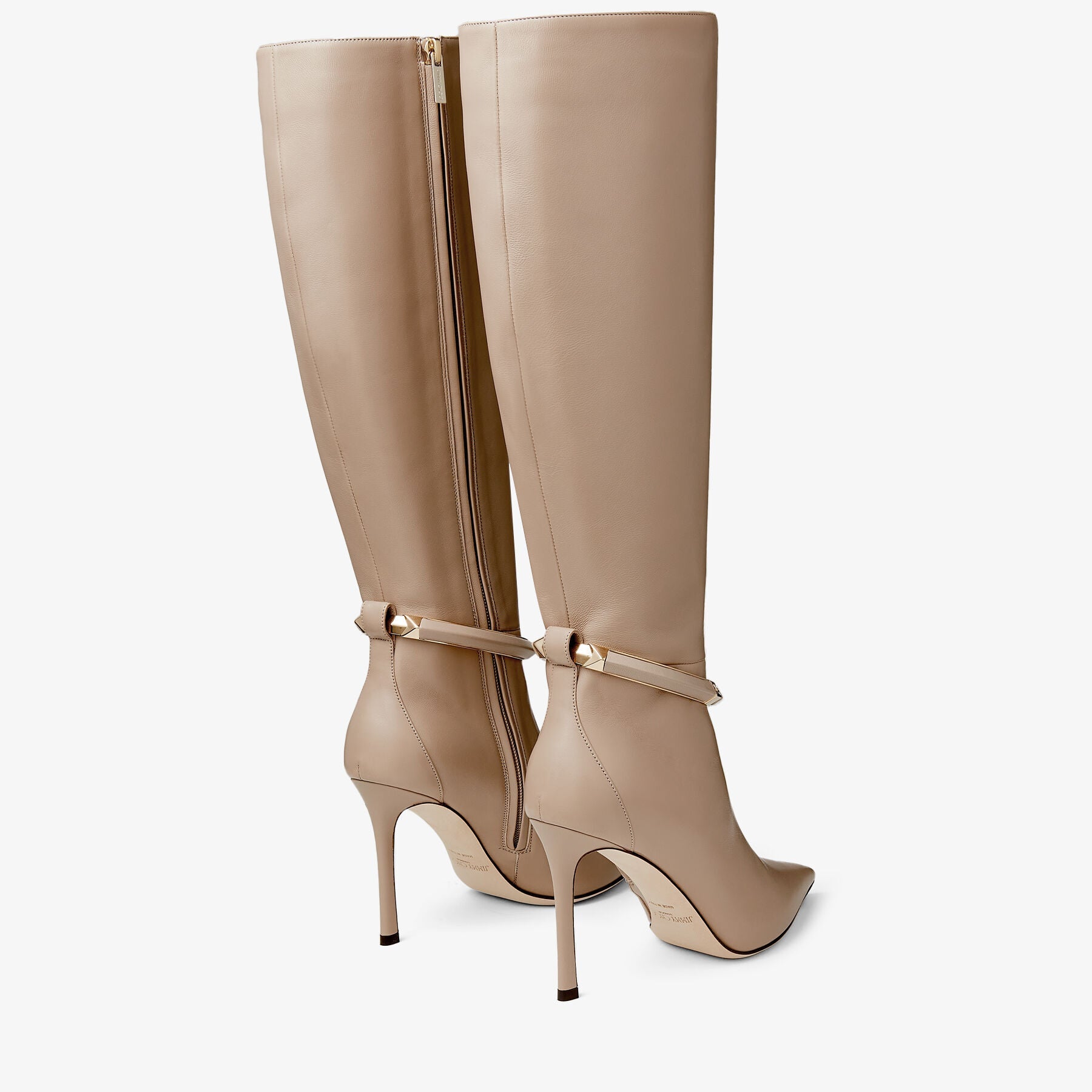 Bottes Dreece 95 en cuir - Stone