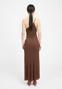 Robe longue Driad métallique - Ember