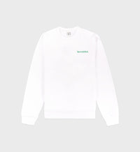 Drink More Water Crewneck - White & Verde