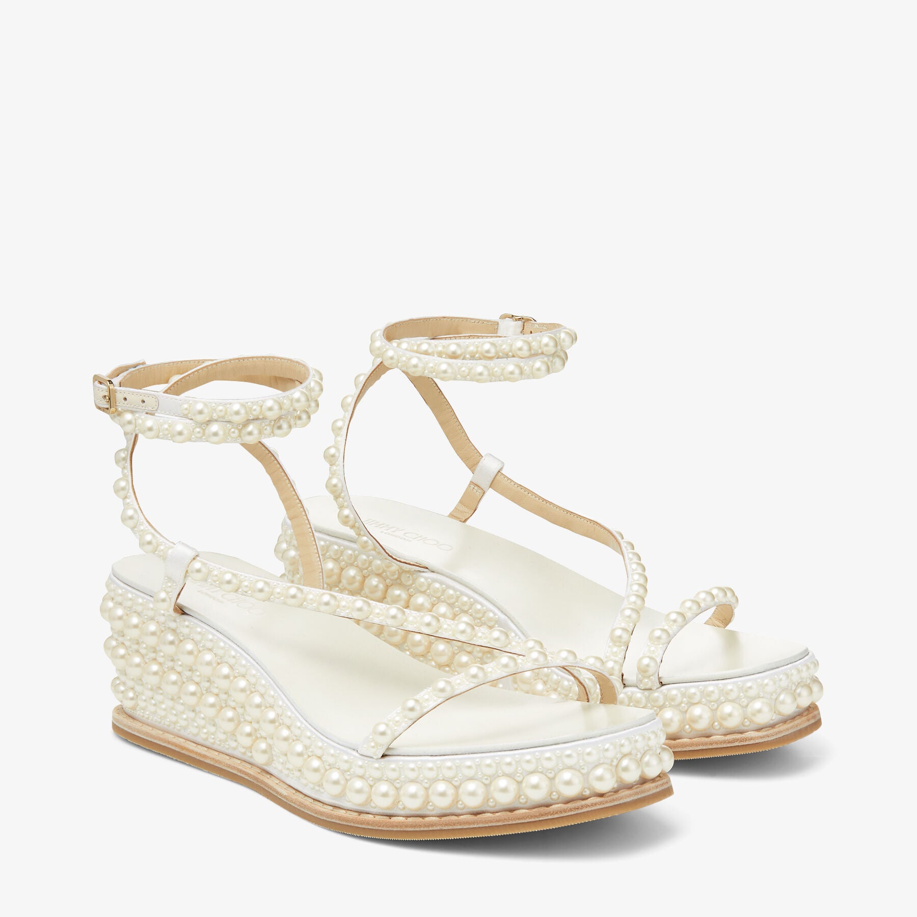 ZNO STOCK 0 / Reco 150 WHITE/WHITE Casual Wedge DRIVE 60