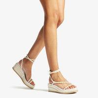 ZNO STOCK 0 / Reco 150 WHITE/WHITE Casual Wedge DRIVE 60