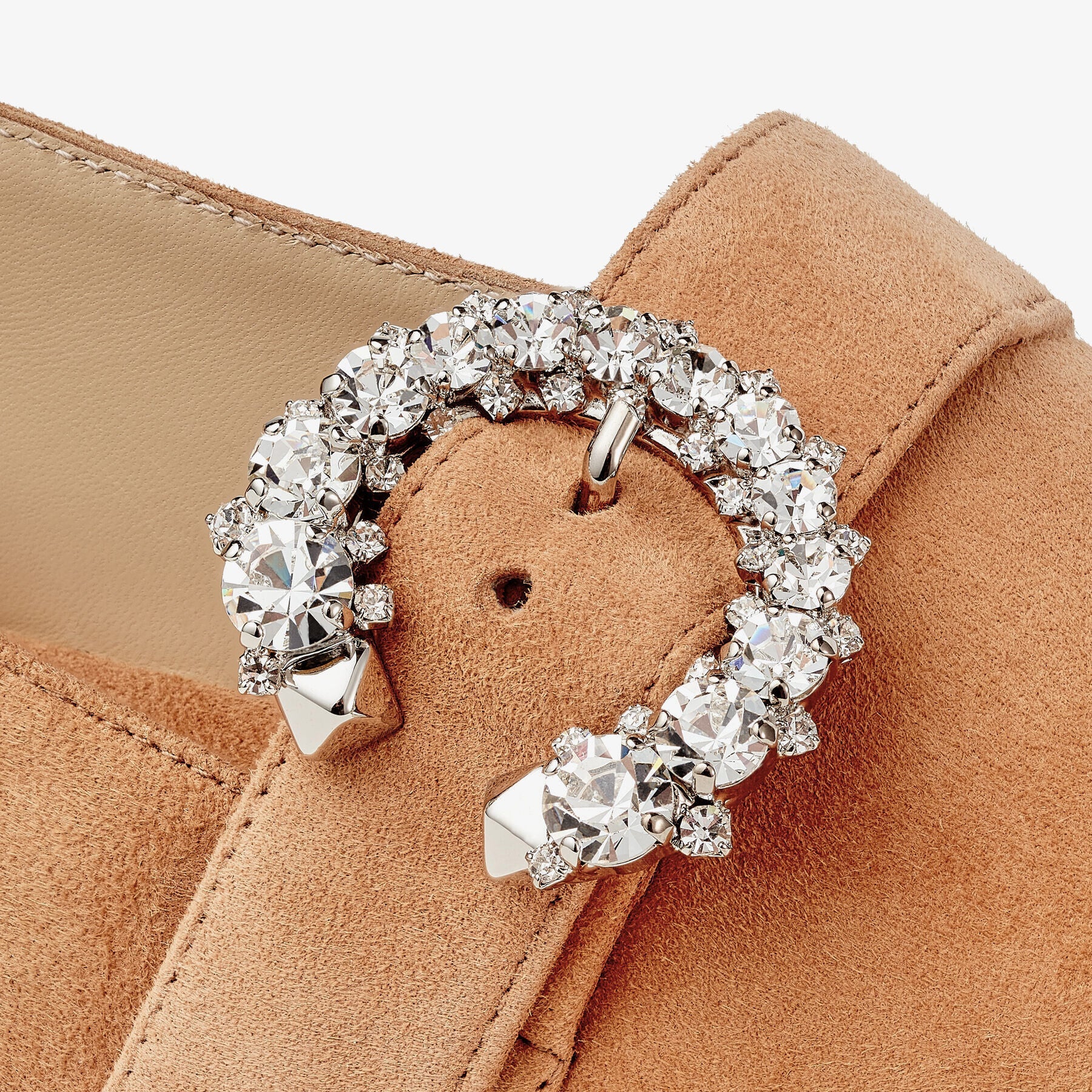 Mocassins plats Dru en cuir - Caramel & Crystal
