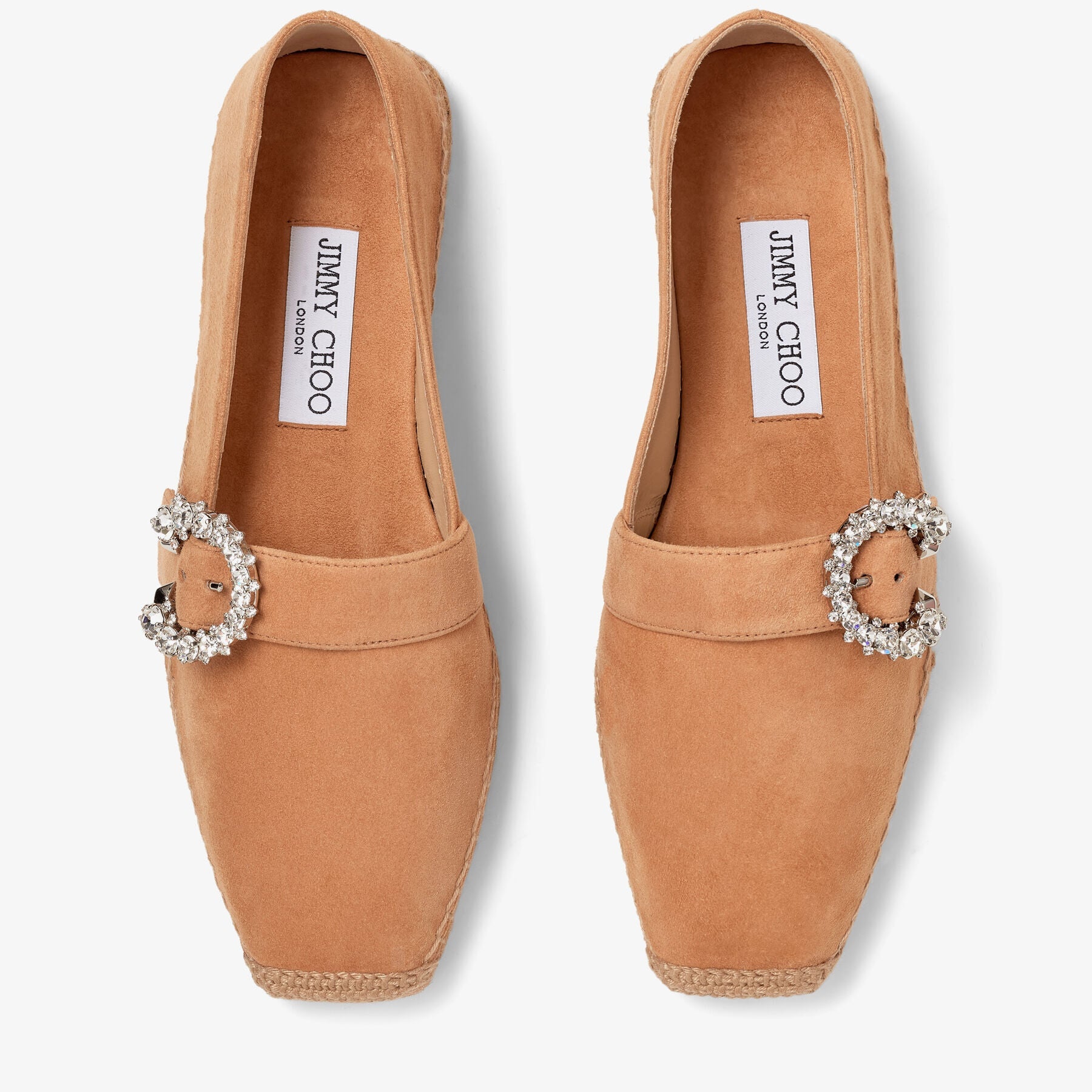 Mocassins plats Dru en cuir - Caramel & Crystal