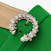 Mocassins Dru à boucle sertie de cristaux - Malachite & Crystal