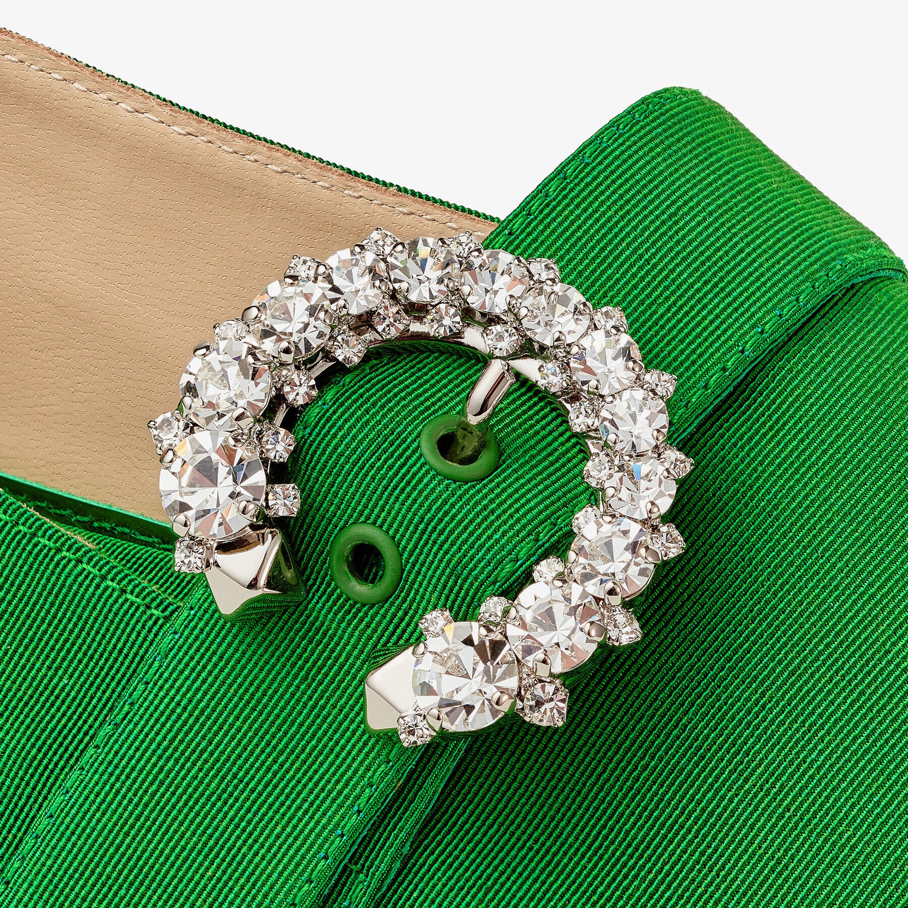 Mocassins Dru à boucle sertie de cristaux - Malachite & Crystal