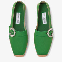 Mocassins Dru à boucle sertie de cristaux - Malachite & Crystal