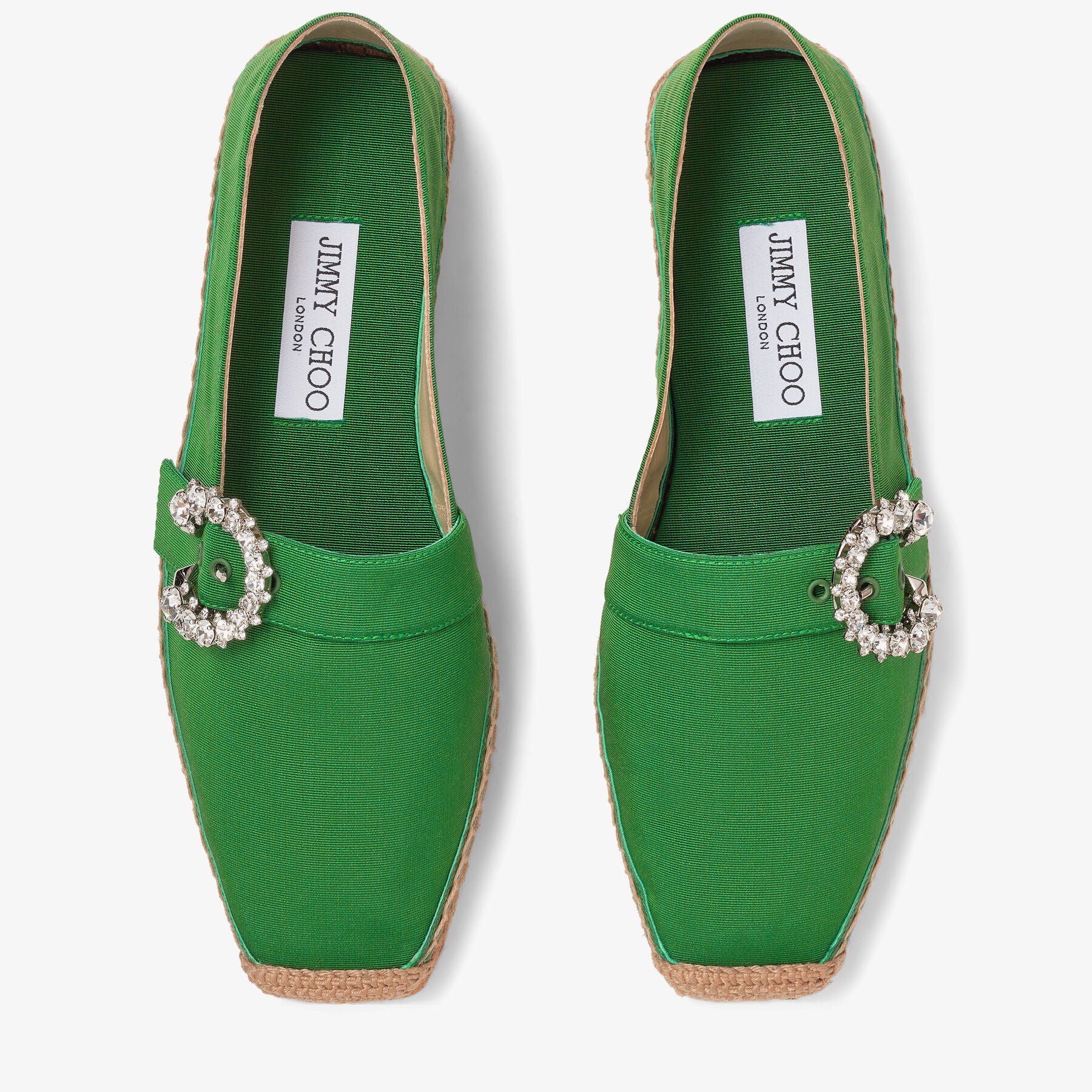 Mocassins Dru à boucle sertie de cristaux - Malachite & Crystal