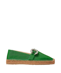Mocassins Dru à boucle sertie de cristaux - Malachite & Crystal