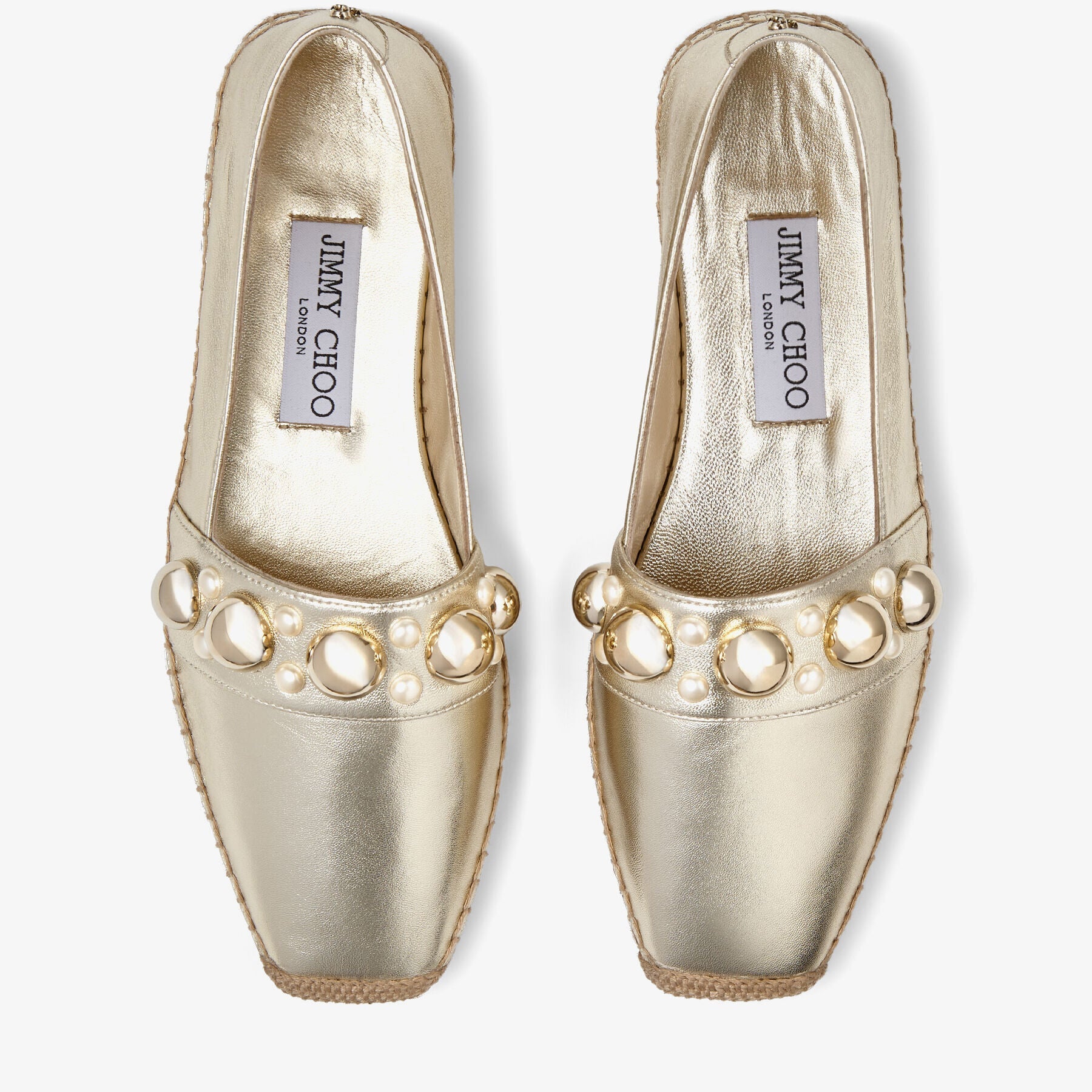 Mocassins Dru en cuir - Gold & Gold Mix
