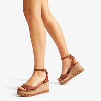 ZNO STOCK 0 / Reco 150 CUOIO/T.MORO Casual Wedge DRYA WEDGE 70