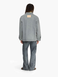 Chemise De Rugby À Poches Appliquées - Light Grey