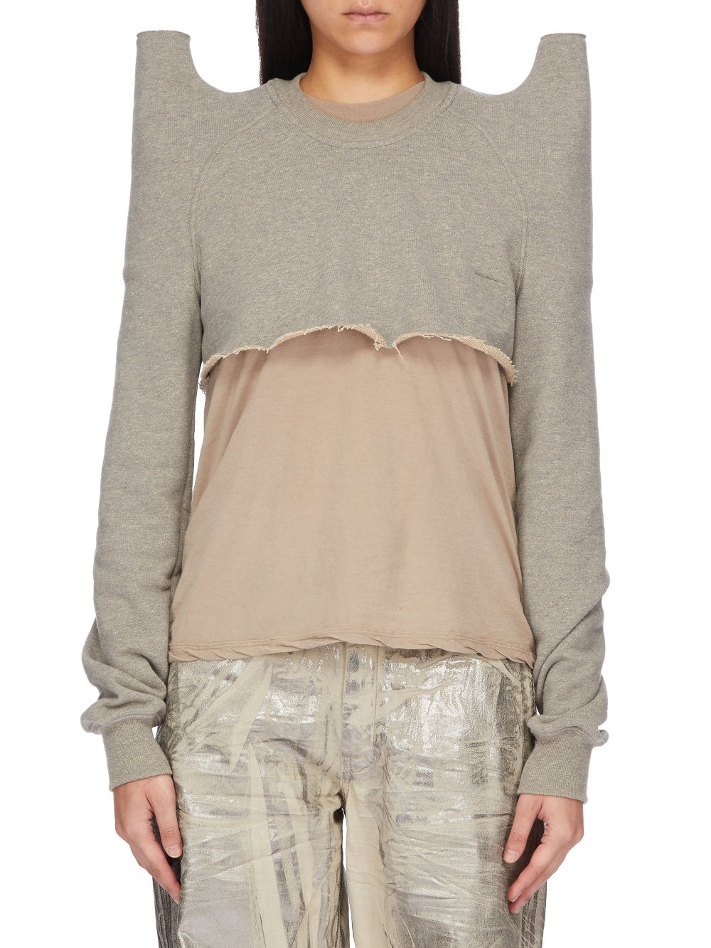 Sweatshirt Tecsweat court - Melange Grey