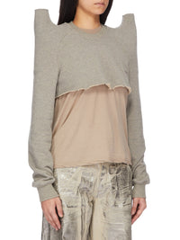 Sweatshirt Tecsweat court - Melange Grey