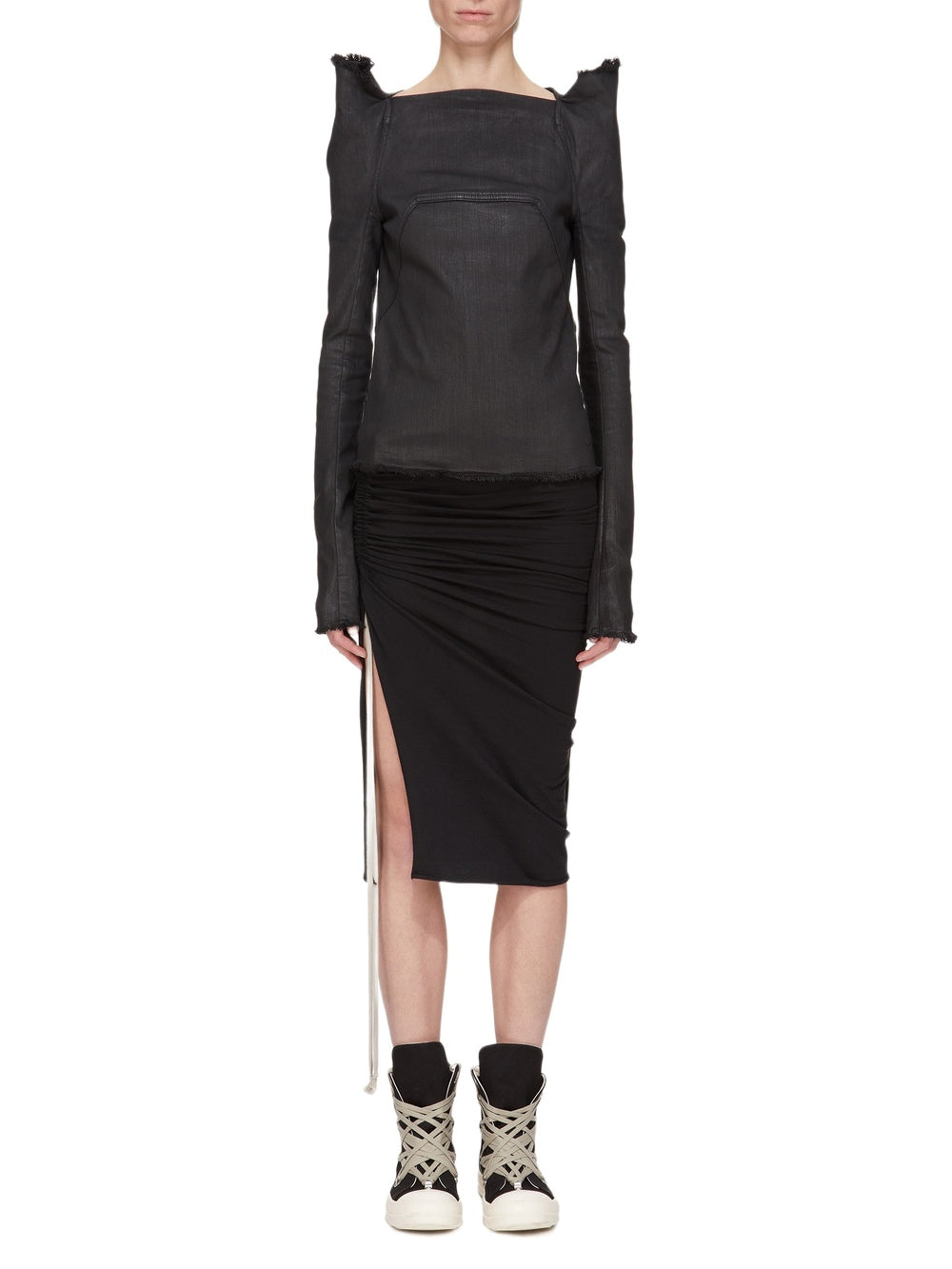 Jupe Edfu Soft longueur genou - Black
