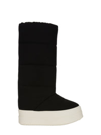 Mega Bumper Lunar high-top denim boots - Black & Milk