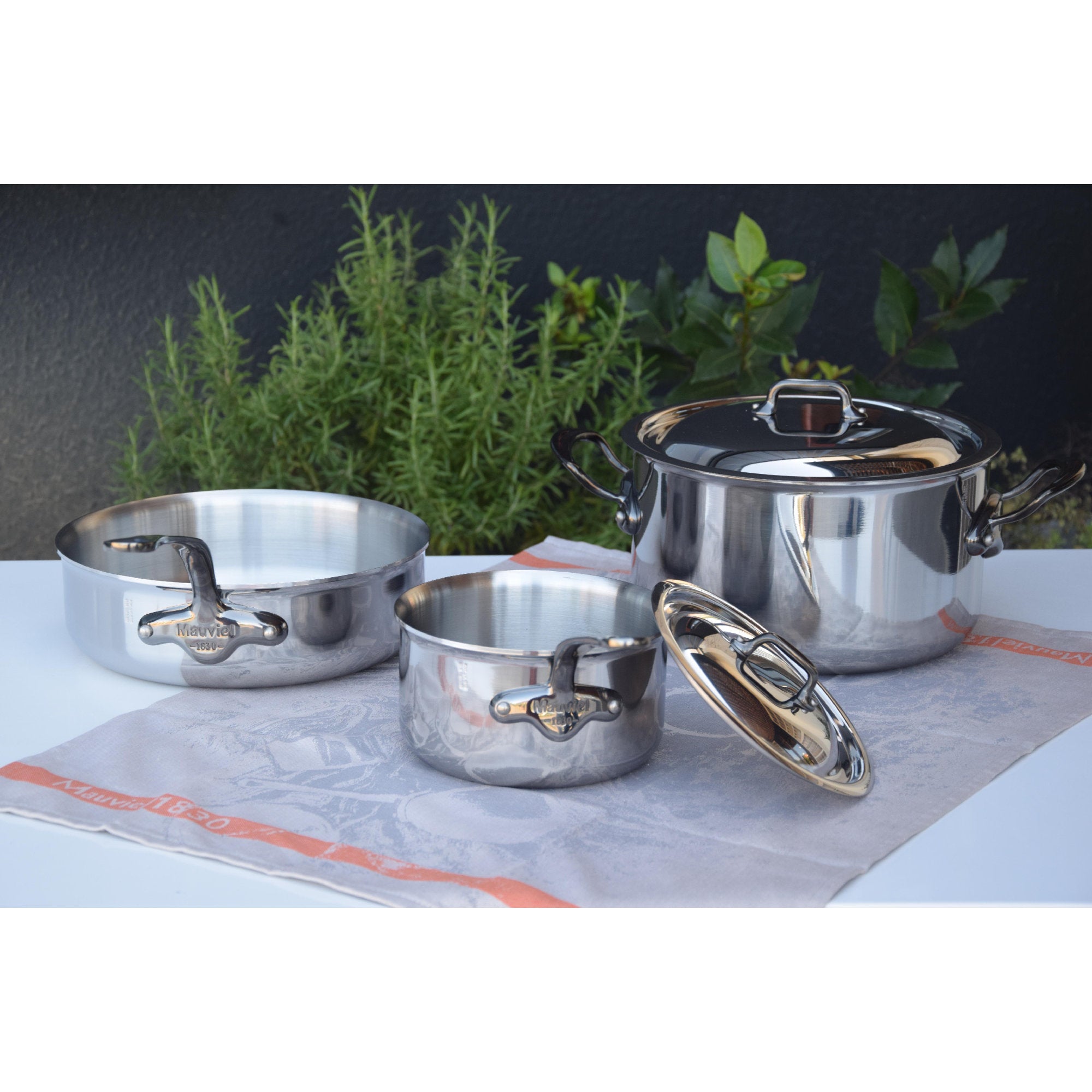 Cocotte 24cm M'URBANSB en inox avec couvercle
