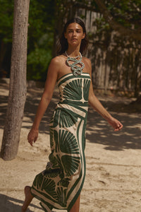 Green / Ancient Peru Dress in Green