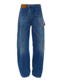 Jeans De Travail Tordus - Light Blue