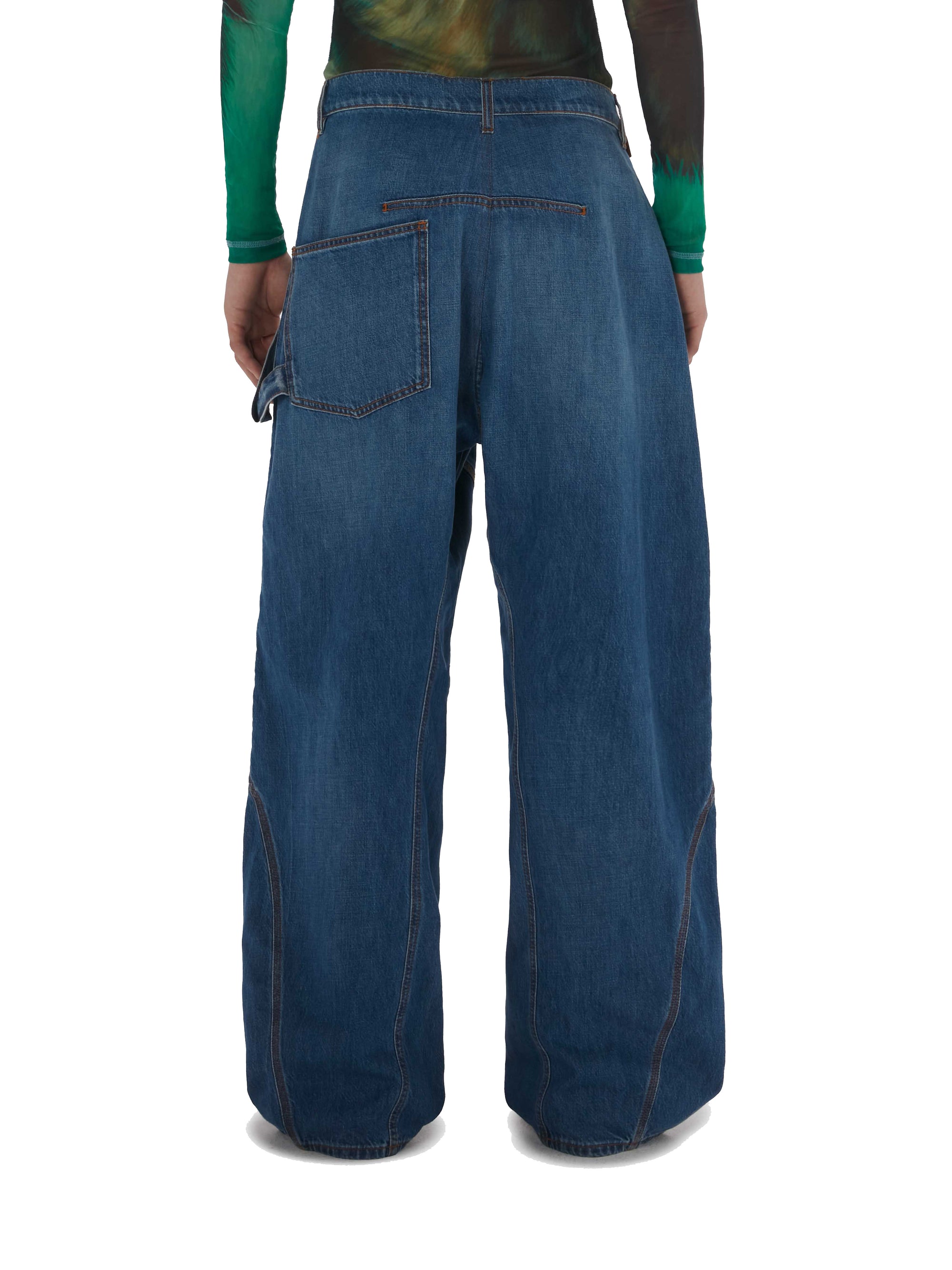 Jeans De Travail Tordus - Light Blue