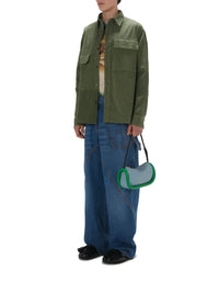Pantalon taille basse en denim - Light Blue