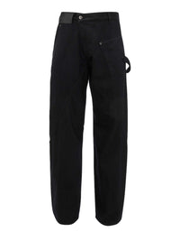 Pantalon asymétrique en denim - Black