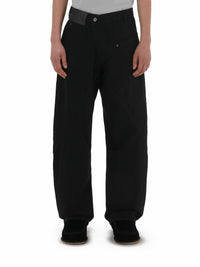 Jeans De Travail Tordus - Black