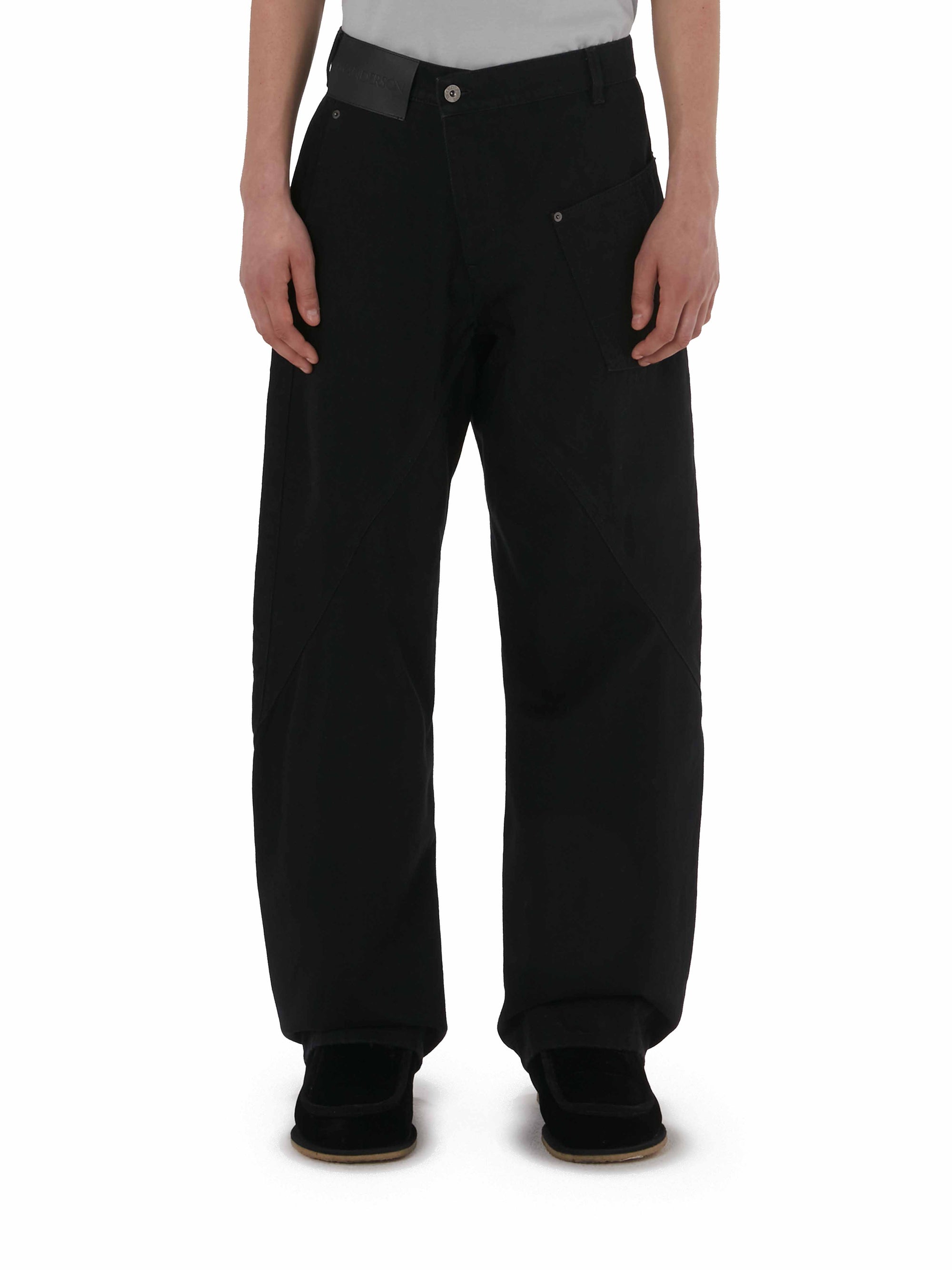 Jeans De Travail Tordus - Black