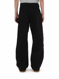Jeans De Travail Tordus - Black