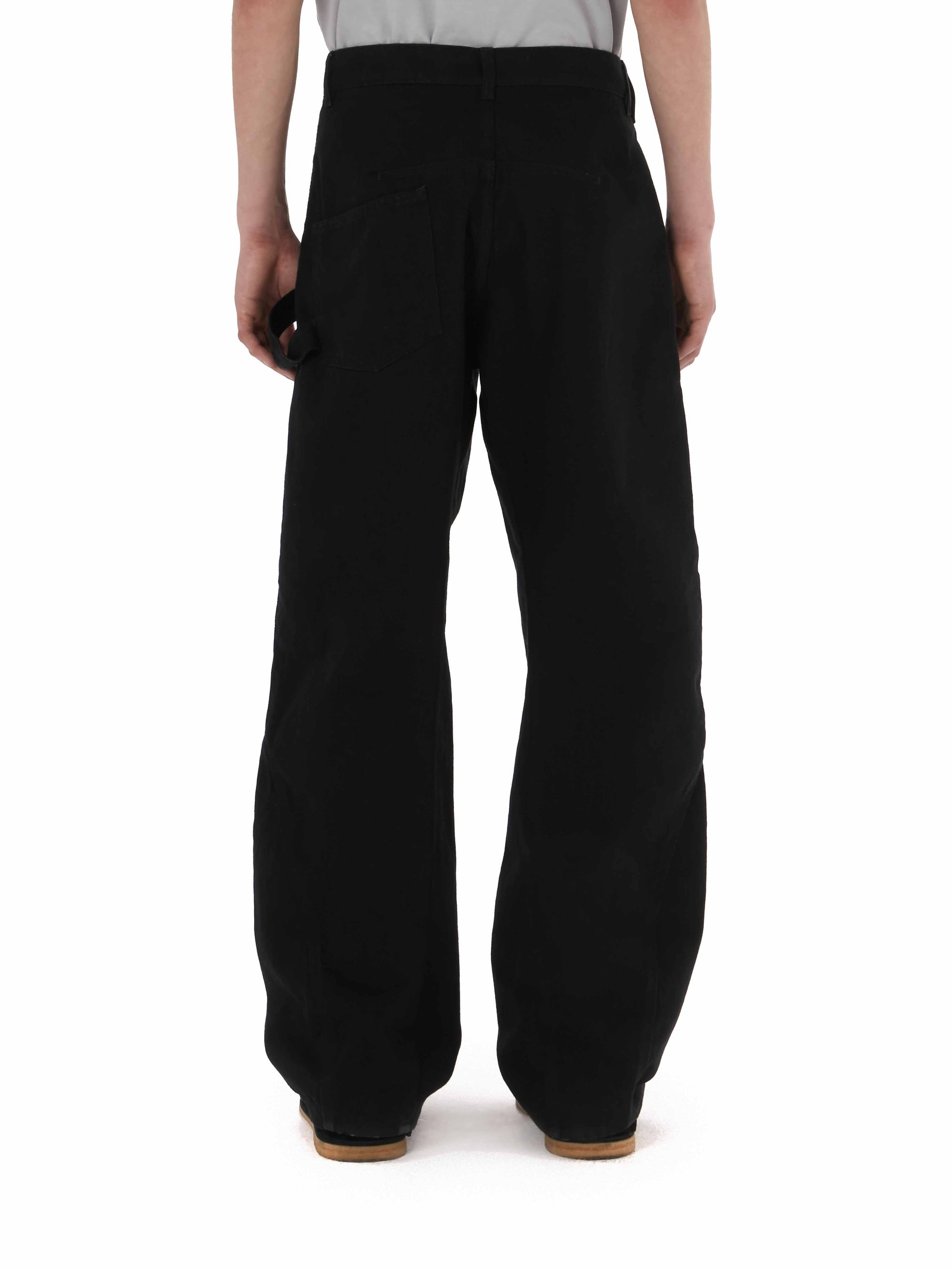 Jeans De Travail Tordus - Black