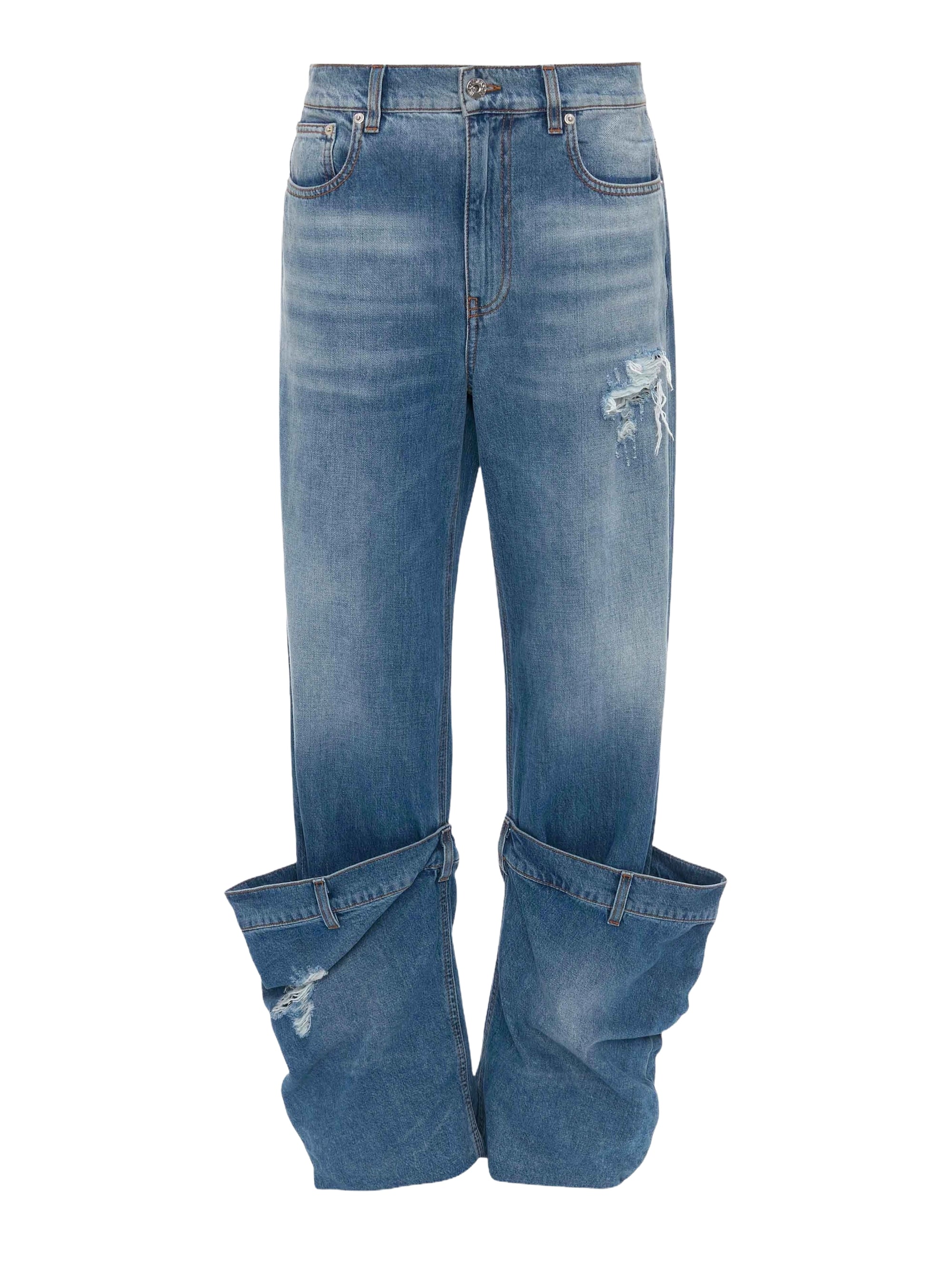 Pantalon droit en denim - Light Blue