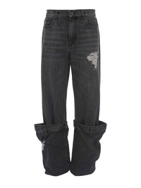 Pantalon droit en denim - Grey