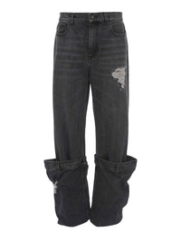 Pantalon Bucket en denim - Grey