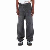 Jeans De Travail Tordus - Grey