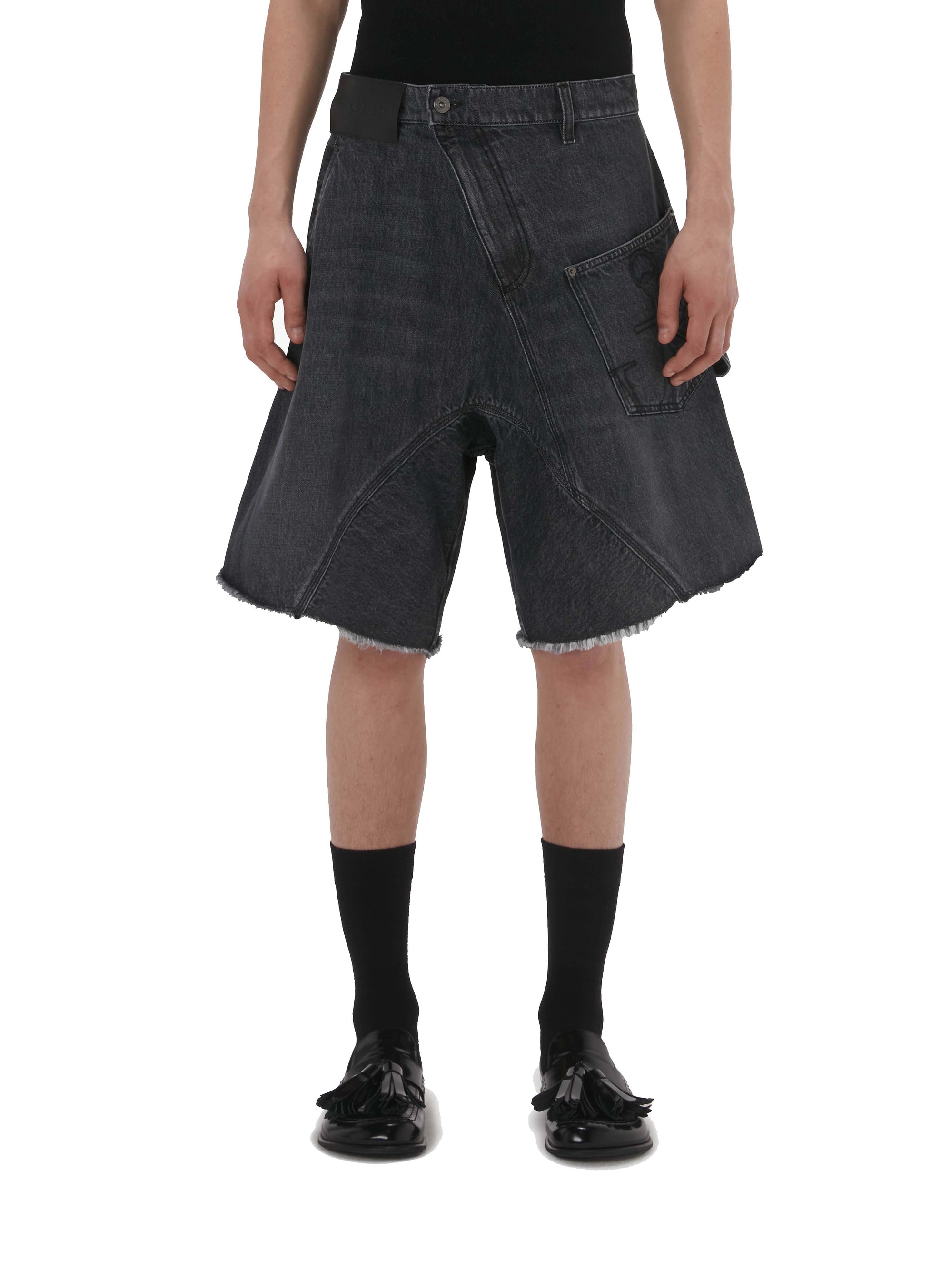 Short De Travail Torsadé - Grey