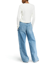 Jeans De Travail Tordus - Light Blue
