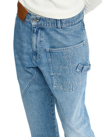Jeans De Travail Tordus - Light Blue