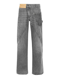 Jeans De Travail Tordus - Grey