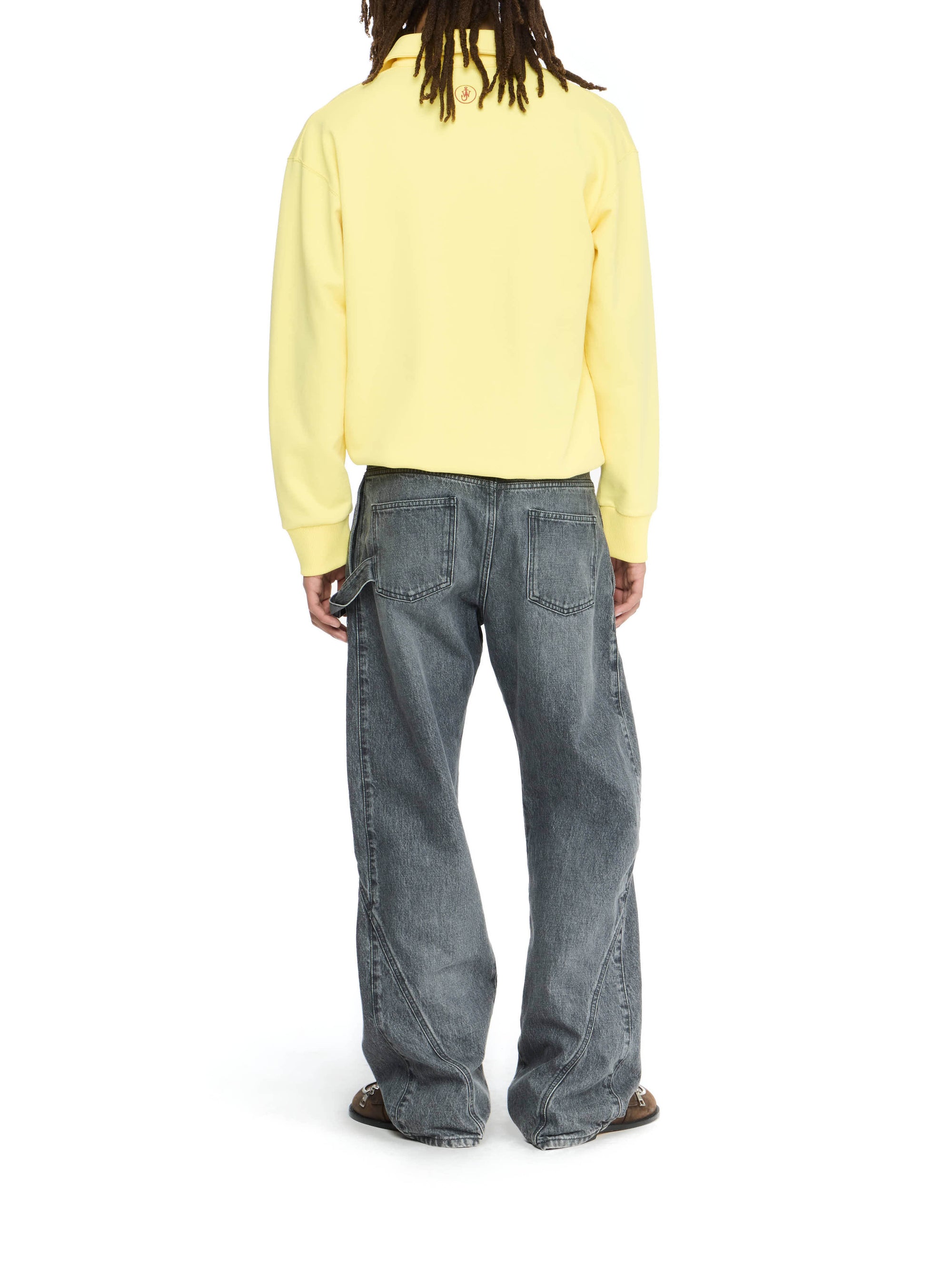 Jeans De Travail Tordus - Grey