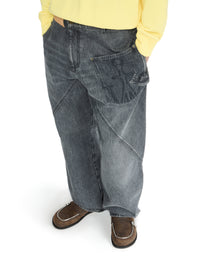 Jeans De Travail Tordus - Grey