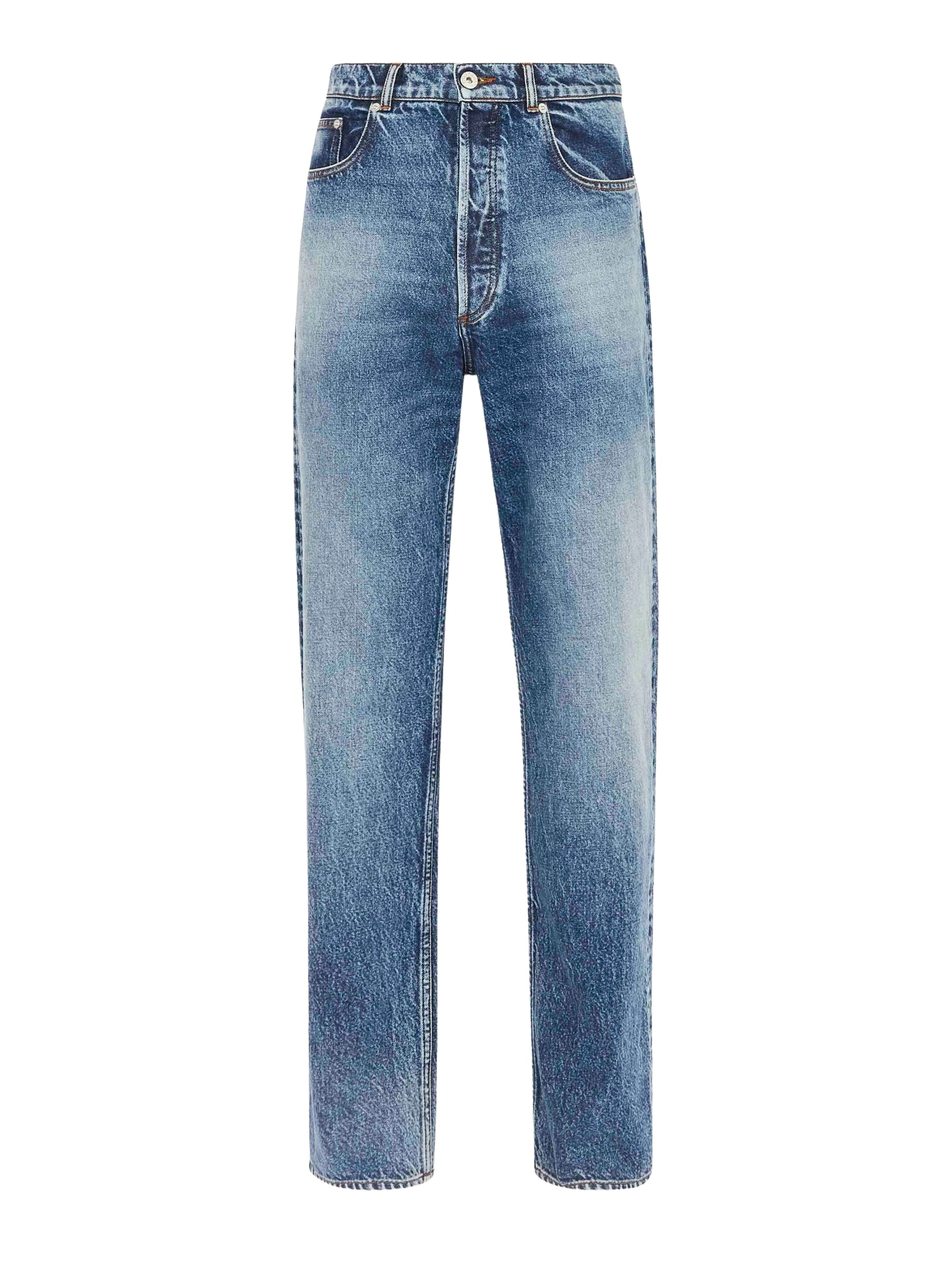 Pantalon À Jambe Droite À 5 Poches - Mid Blue
