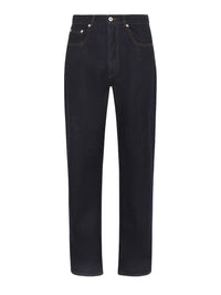 Pantalon À Jambe Droite À 5 Poches - Indigo