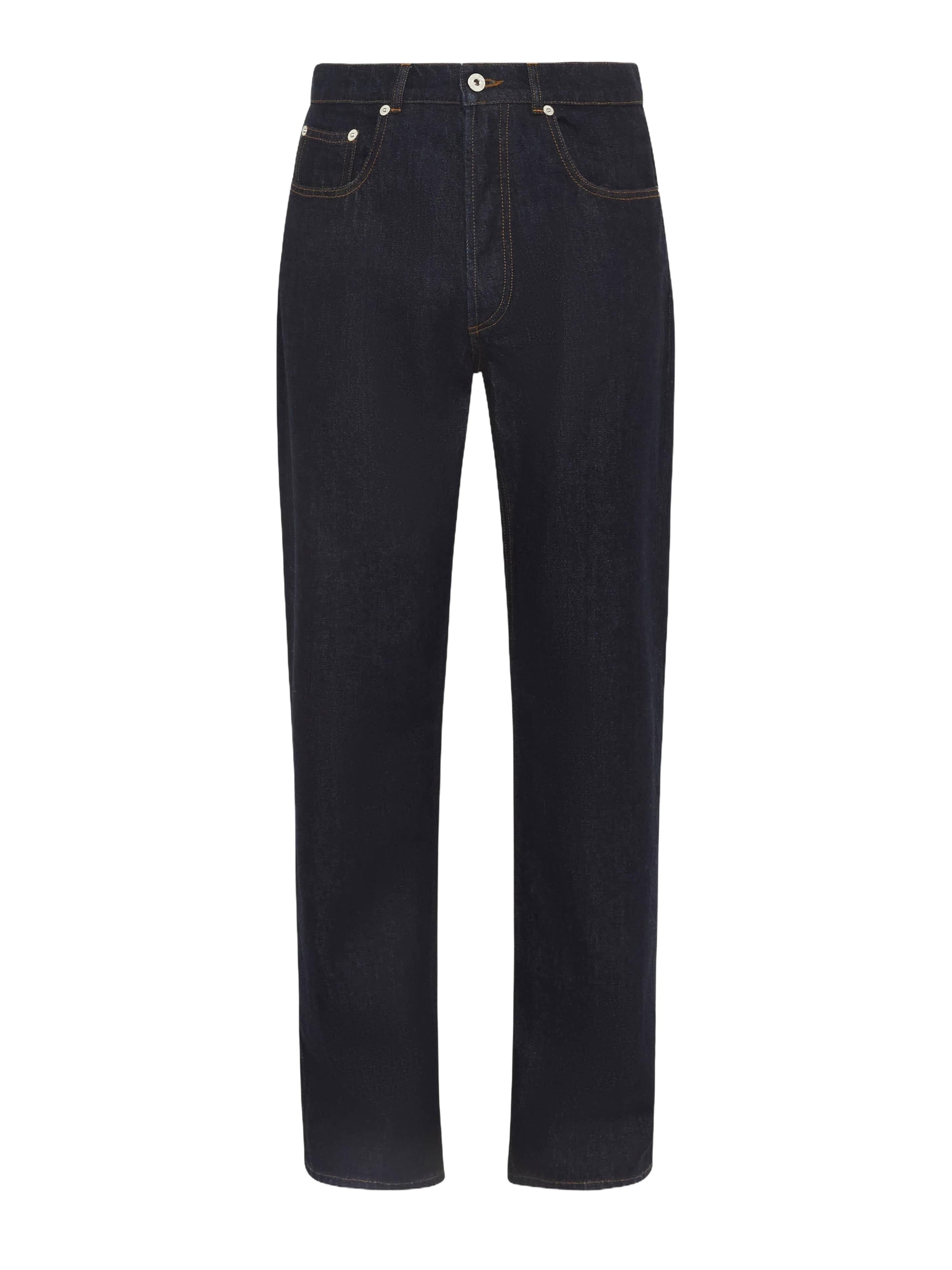 Pantalon À Jambe Droite À 5 Poches - Indigo