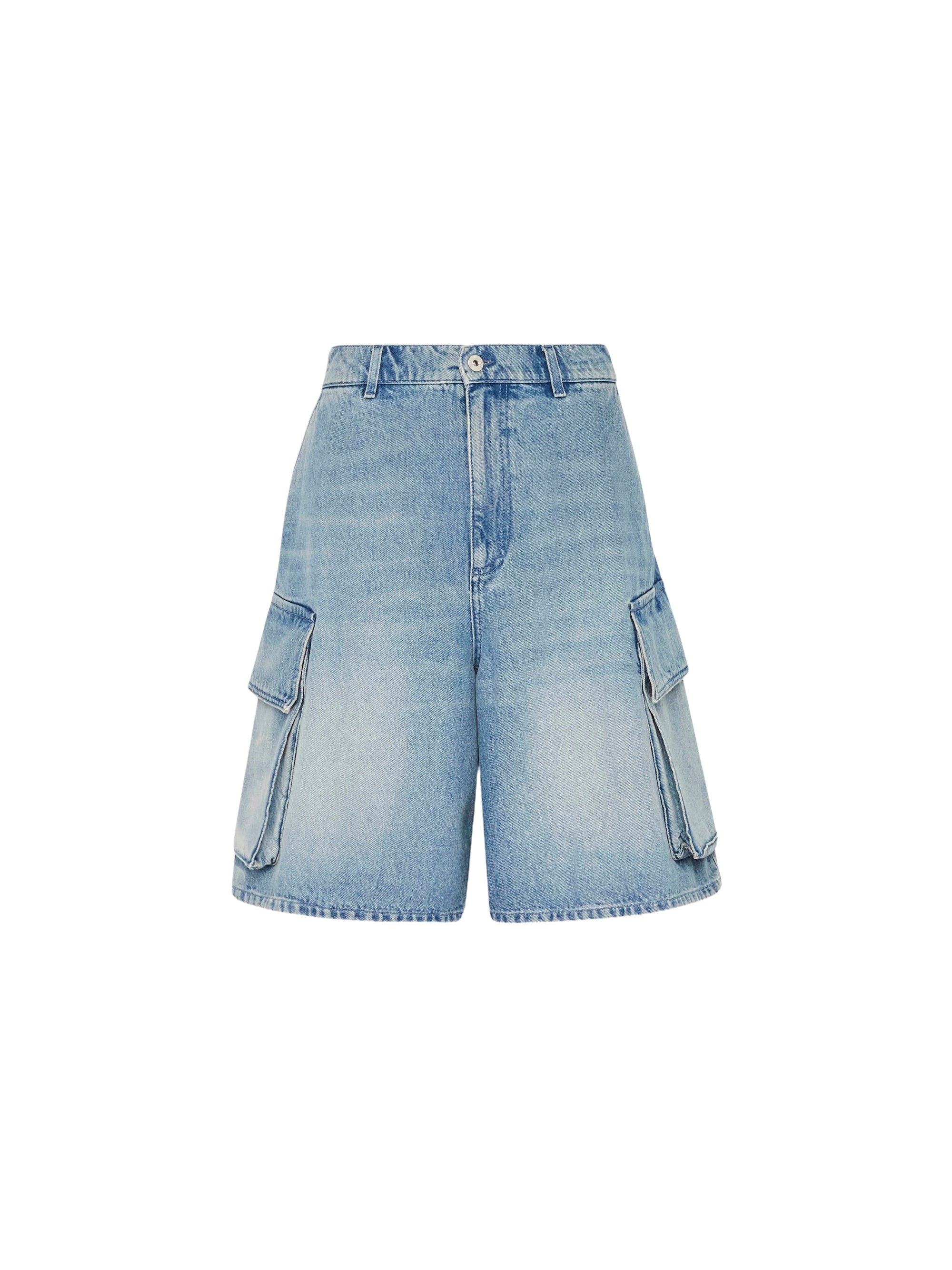 Short cargo en denim - Light Blue