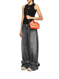 Pantalon large en denim - Grey