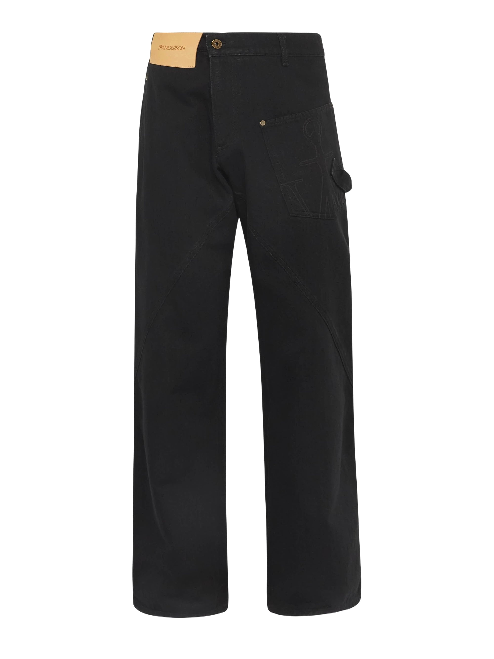 Jeans De Travail Tordus - Black