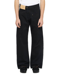 Jeans De Travail Tordus - Black