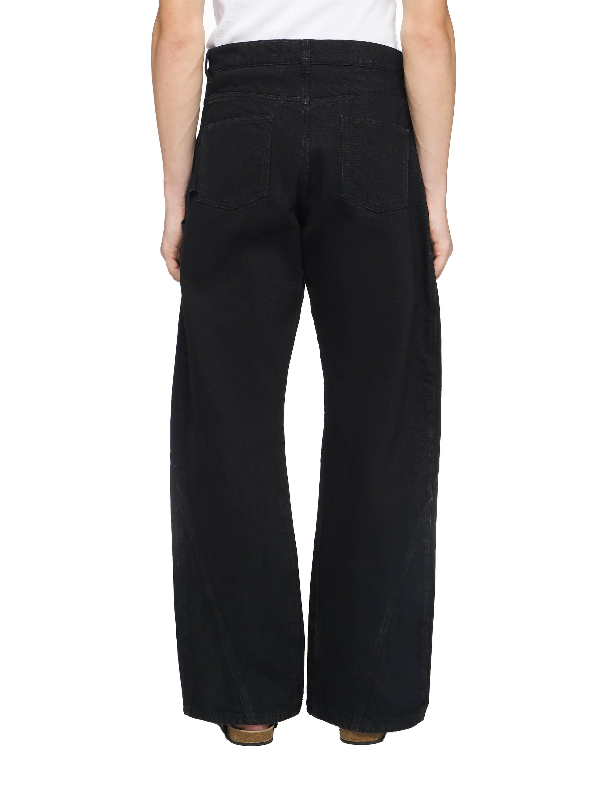 Jeans De Travail Tordus - Black