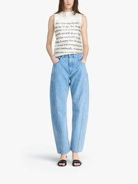 Jeans Slim Torsadé - Light Blue